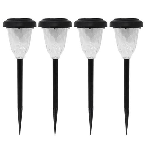 Hardoll LED Home Solar Spike Lights for Outdoor Garden Waterproof Pathway Lamp Decoration(Pack of 1-Warm White)