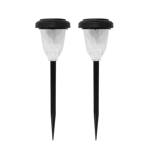 Hardoll LED Home Solar Spike Lights for Outdoor Garden Waterproof Pathway Lamp Decoration(Pack of 1-Warm White)