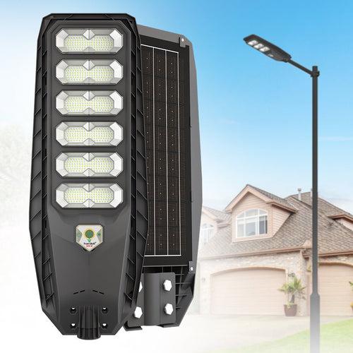 Hardoll 600W All in One Solar Street Light LED Outdoor Waterproof Lamp for Home Garden (ABS-Pack of 1)
