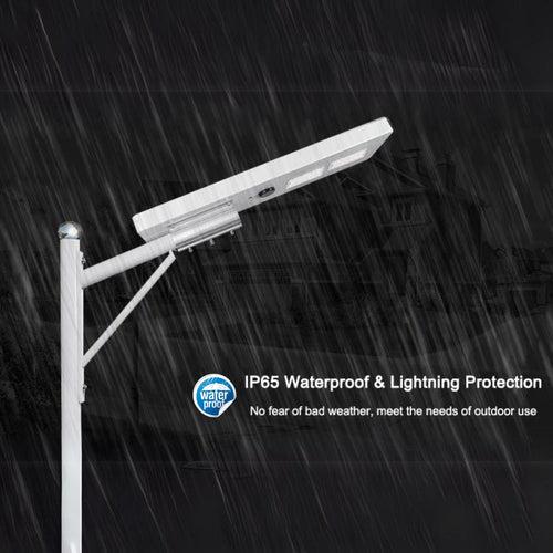 Hardoll 100W All in One Solar Street Light LED Outdoor Waterproof Lamp for Home Garden (Cool White) (Pack of 1)