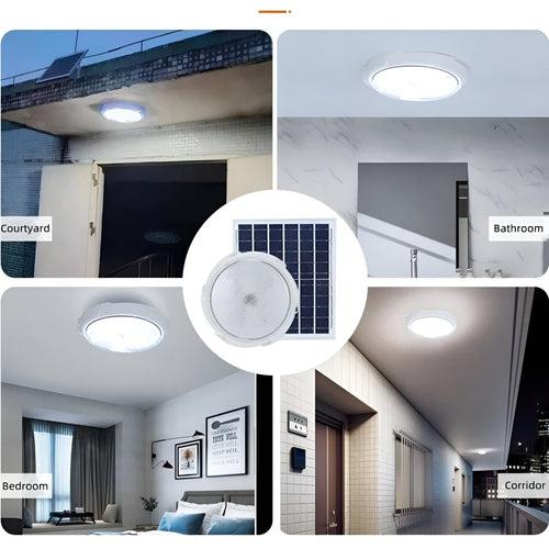 Hardoll 100W Solar Light Outdoor LED Waterproof Garden Indoor Ceiling Lamp