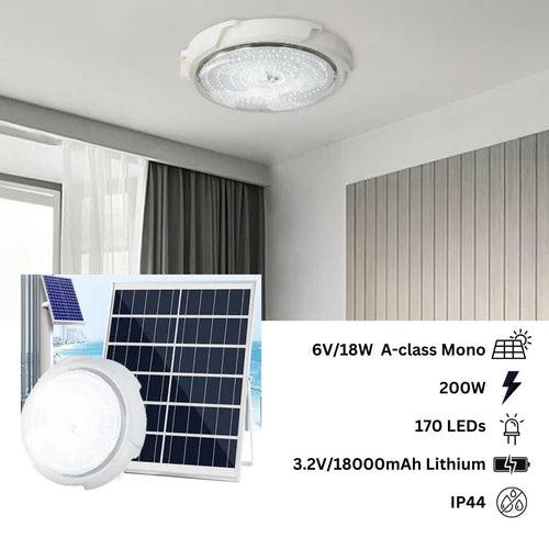 Hardoll 200W Solar Light Outdoor LED Waterproof Garden Indoor Ceiling Lamp