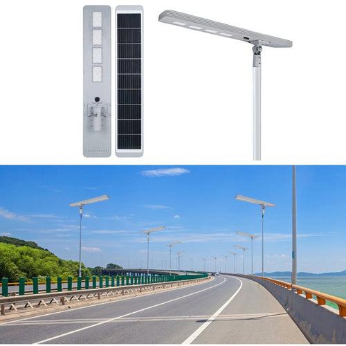 Hardoll 250W All in One Solar Street Light LED Outdoor Waterproof Lamp for Home Garden with Aluminium Body
