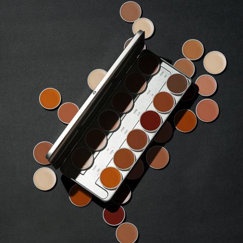 Stars Cosmetics 12 Shades Waterproof cream foundation Color palette Medium Coverage  48g