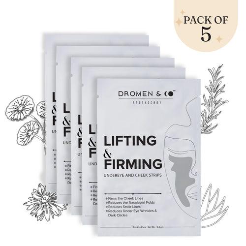 Dromen & Co Lifting & Firming Undereye and Cheek Strips | Pack of 5