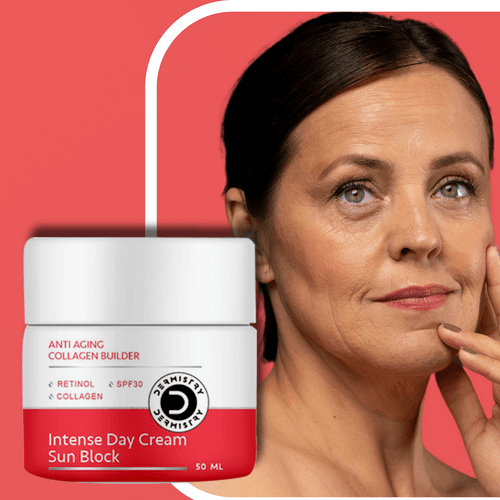 Dermistry Anti Aging Collagen Builder Day Cream | Retinol Hyaluronic Acid SPF 30| 50ml