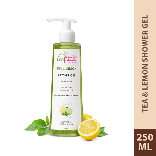 La Pink Tea & Lemon Shower Gel with White Haldi | 250ml