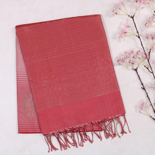 Charm Pink Soft Silk Saree