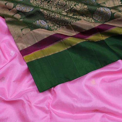 Baby Pink Soft Silk Saree