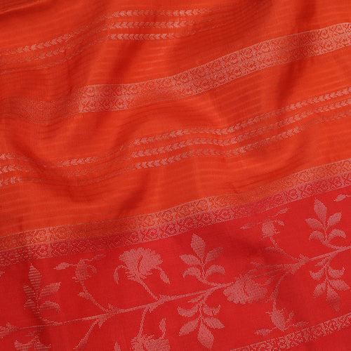 Orange Soft Silk Saree