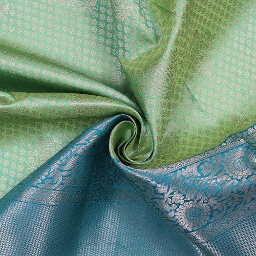 Light Green Soft Silk Brocade