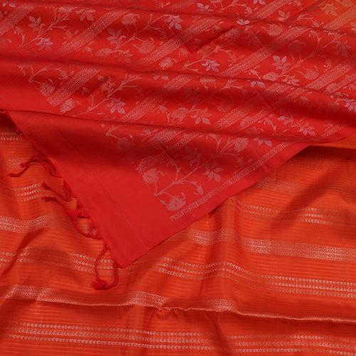 Orange Soft Silk Saree