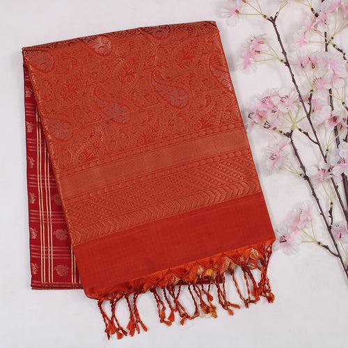 Maroon Soft Silk Saree