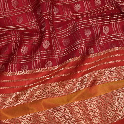 Maroon Soft Silk Saree