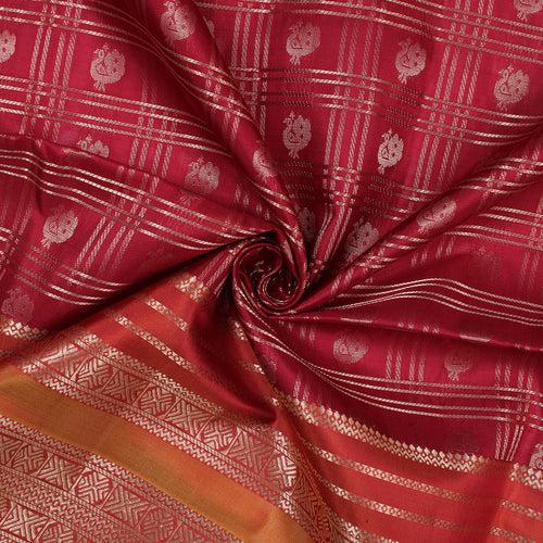 Maroon Soft Silk Saree