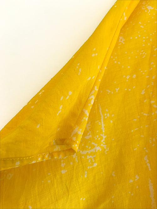 lemon Yellow Kaftan Dress