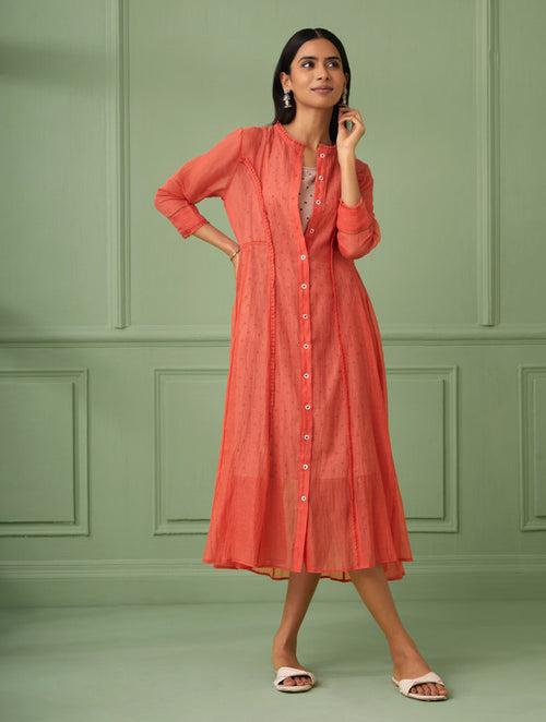 Coral Jacket Dress Set