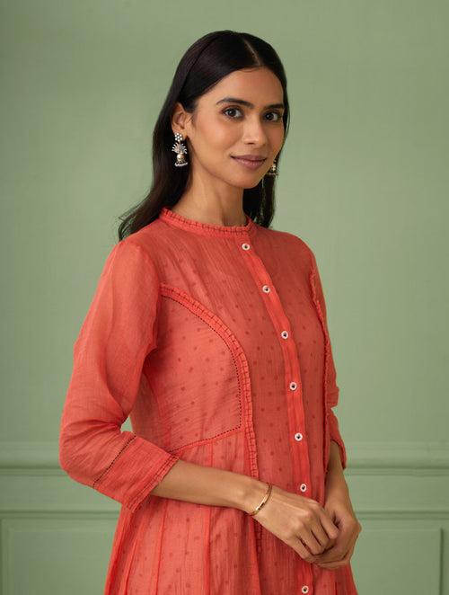 Coral Jacket Dress Set