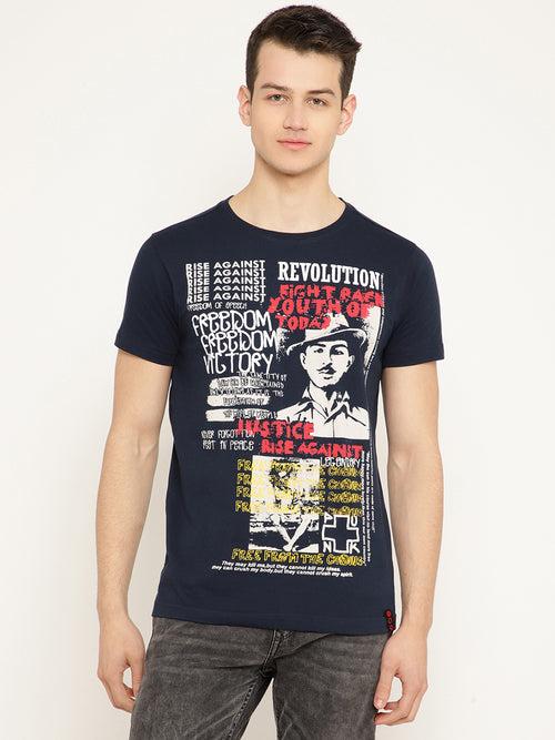 Punk VICTORY Navy Blue T-Shirt