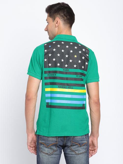 Punk Polo Green T-Shirt