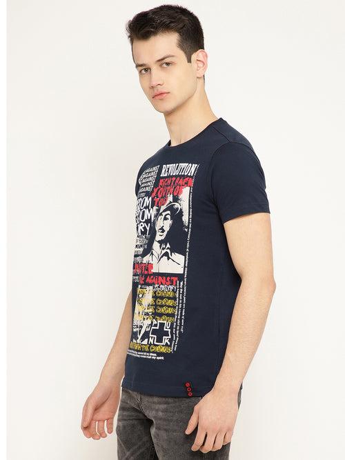 Punk VICTORY Navy Blue T-Shirt