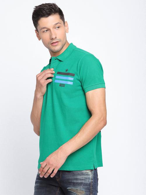 Punk Polo Green T-Shirt