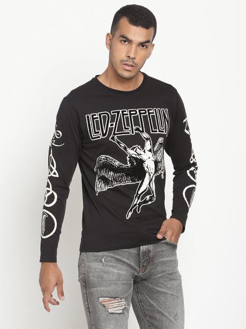 Punk LED-ZEPPELIN Black T-shirt