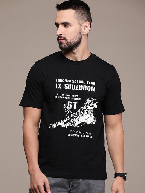Black Graphic Printed T-shirt