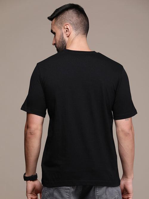 Black Graphic Printed T-shirt