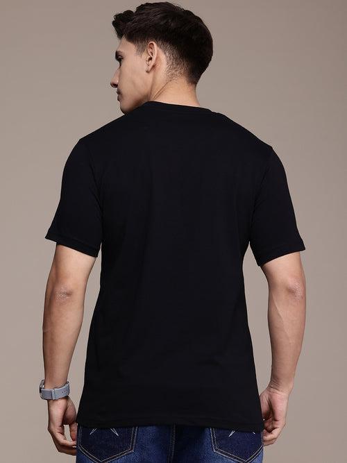 Black Graphic Printed T-shirt