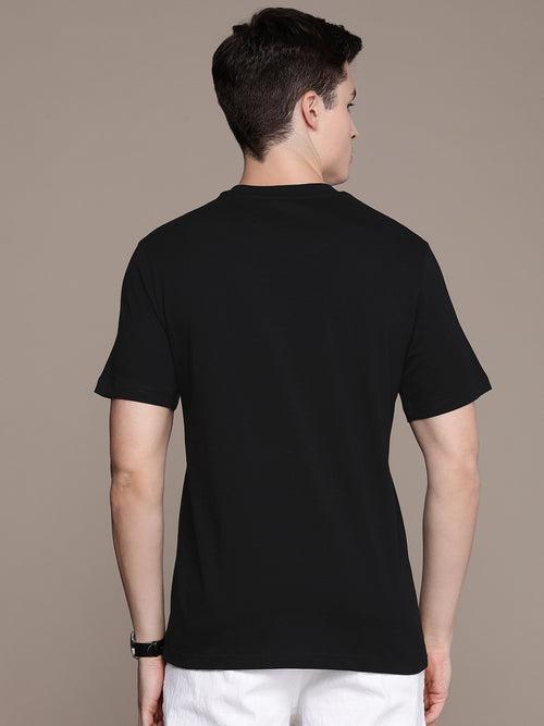 Black Graphic Printed T-shirt