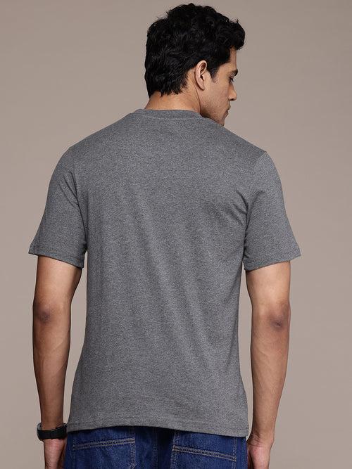 Grey Graphic Printed T-shirt