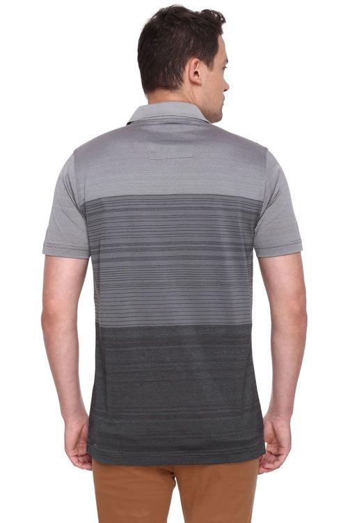 Grey Ombre Stripe T shirt
