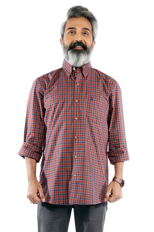 Multi Checks Plaid Full Sleeve Shirt