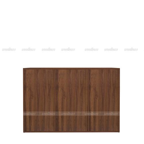 Kyrss Crockery Unit- Walnut & Frosty White