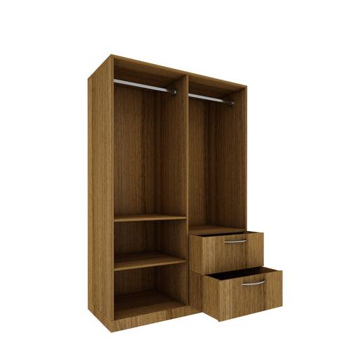 Cortina 4 Door Wardrobe - Exotic Teak