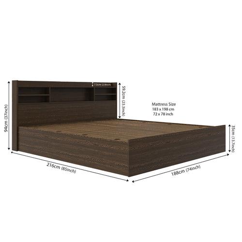 Zencozy King Bed - Wenge