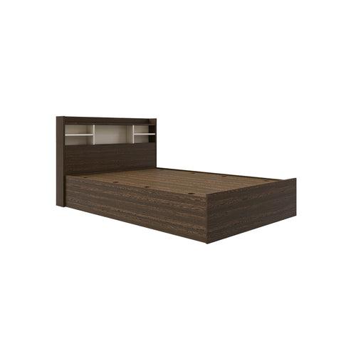 Zencozy Single Large Bed - Wenge & Beige