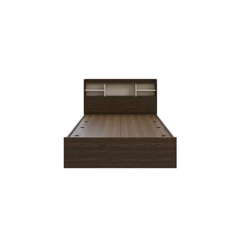 Zencozy Single Large Bed - Wenge & Beige