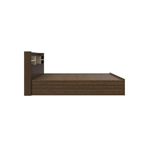 Zencozy Single Large Bed - Wenge & Beige