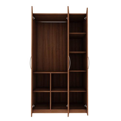 Starling 3 Door Wardrobe - Walnut