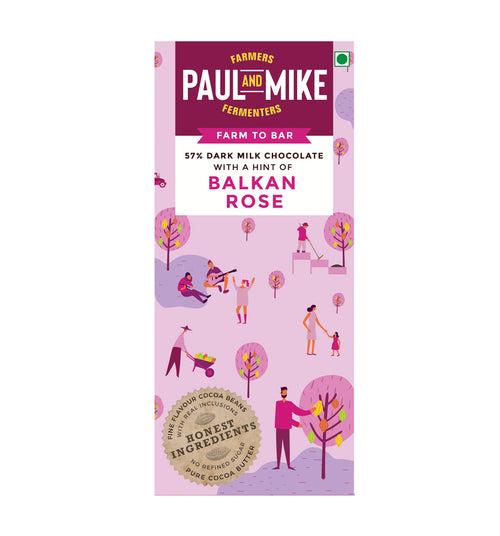 57% Dark Milk  Balkan Rose Chocolate