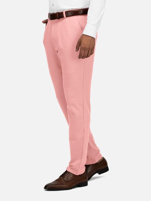 Flexster Stretch Trousers | Flamingo Pink