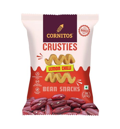 Cornitos Crusties - Lemon Chilli Bean Puffs (Pack of 3)