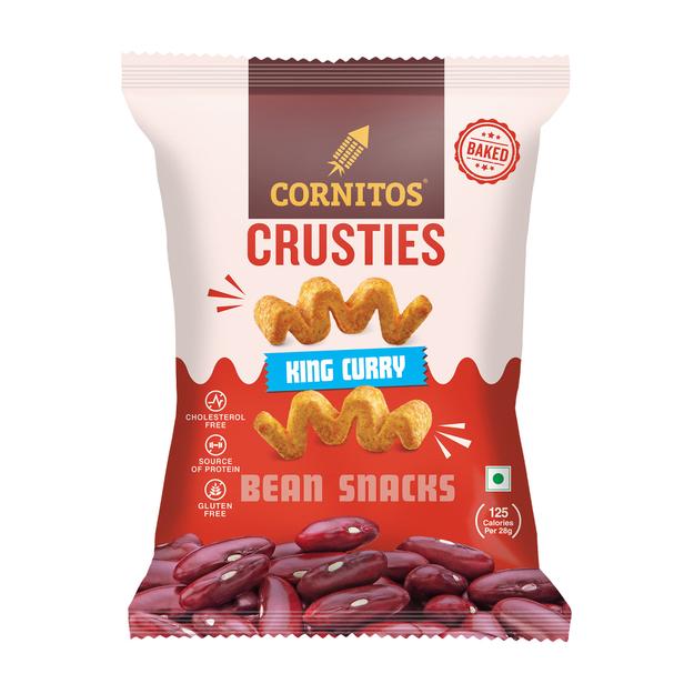 Cornitos Crusties King Curry Bean Puffs (Pack of 3)