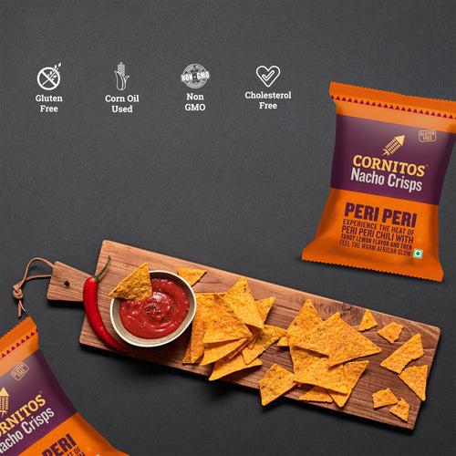 Cornitos Nacho Chips, Peri Peri, 55g X 3 Pack Combo