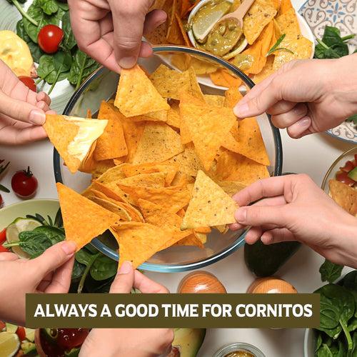 Cornitos Nacho Chips, Sizzlin Jalapeno, 30g X 10 Pack Combo