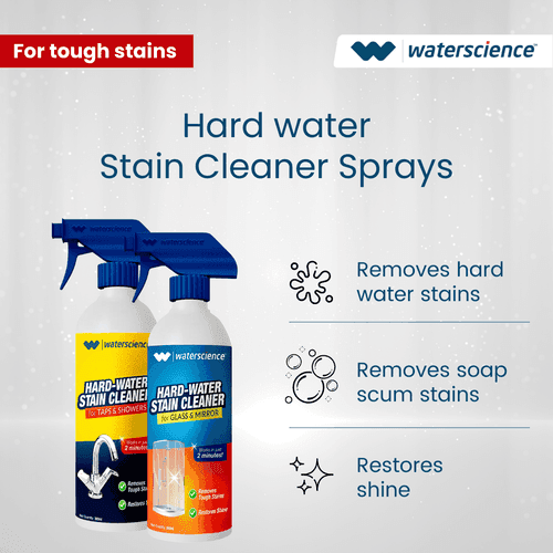 WaterScience 4 in 1 Hardwater Stain Cleaner Combo Kit