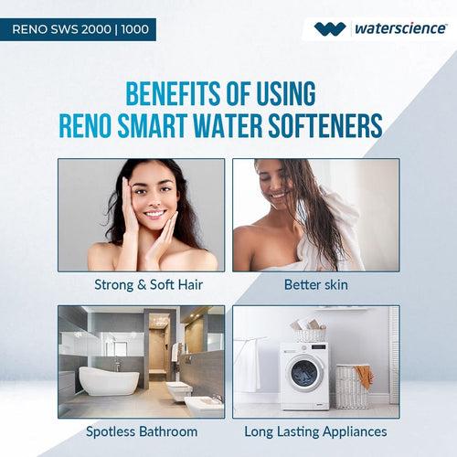 RENO 1000 - Bathroom/Kitchen Water Softener - Automatic