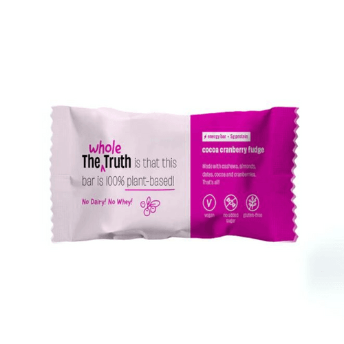 Whole Truth Cocoa Cranberry Fudge Energy Bar